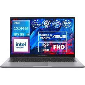 Resim Asus Expertbook I5-13420H 8gb 512GB SSD 15.6" Fhd Freedos Notebook P1503CVA-I58512G0D 