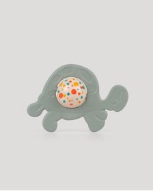 Resim Sevimli Kaplumbağa Diş Kaşıycı Çıngırak - Petrol Yeşili 