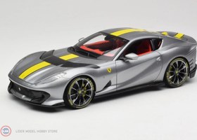 Resim 1:18 Burago 2021 Ferrari 812 COMPETIZIONE - GRIGIO COBURN 
