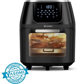 Resim Yasomi Y88 XXL 8 L 1500 W Airfryer Oven Bej Fritöz 