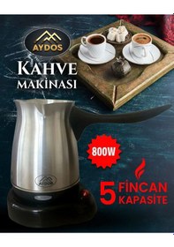 Resim Türk Kahve Makinesi 5 Fincan Kapasteli 