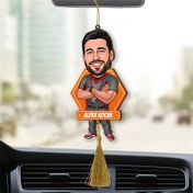 Resim Kişiye Özel Hakem Karikatürlü Araba Süsü 