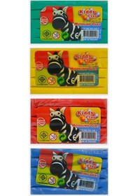 Resim Kiddy Clay Renkli Oyun Hamuru 4lü 640gr Sarı - Kırmızı - Mavi - Yeşil 