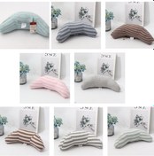 Resim Novahub 2 Adet Çocuk Boyun Kafalık, Omuz Örtüsü, Araba Boyun Koruma Yastık Mavi & Gri Şerit Diğer 