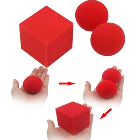 Resim 3 Adet Magic Sponge Set - Deformasyon Yakın Plan Sihir Numarası Aksesuarları, Elektrik Gerekmez, Doğum Günü, Bekarlığa Veda Partisi, Noel, Hanuka, Şükran Günü, Sevgililer Günü Etkinlikleri ve Performansları için İdeal 