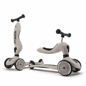 Resim Scoot and Ride Highwaykick 1 Oturaklı Açık Gri Çocuk Scooter 160629-96268 