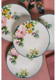 Resim Spring 6 Parça Porselen Pasta Seti 19 Cm 