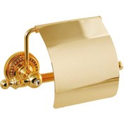 Resim Pure Crystal - Pvd Gold Kapaklı Kağıtlık Aks-1110 