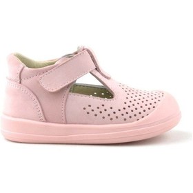 Resim Hapshoe Rakerplus Hakiki Deri Pembe Cırtlı Anatomik Bebek Sandalet Pembe 