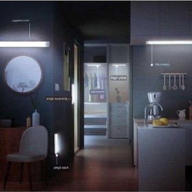 Resim Willowhaven Bej Sanat İnsan Vücudu İndüksiyon Taşınabilir El Şarj Gece Işık Şeridi Manyetik Emme Koridor Merdiven Şarap Dolabı Dolap Işığı 20cm Bej 