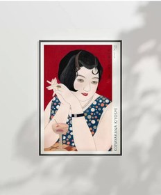 Resim Çerçevesiz Poster Kobayakawa Kiyoshi Modern Kadın 