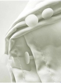 Resim Özgün Perde (2780) Saten Güneşlik Perde Beyaz Beyaz 280 x 180 