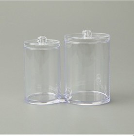 Resim Living 2'li Pamuk Organizeri - Şeffaf - 15x9x14 Cm Çok Renkli 