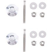 Resim Quartz Realm Uzun Push Düğmesi Hızlı Bırakma Kaput Pimleri Bonnet Kilit Kelesi Mandalı Tampon Kiti (Yurt Dışından) 