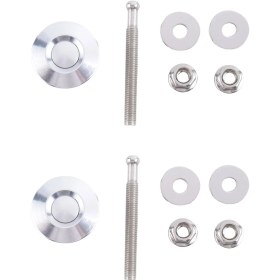 Resim Quartz Realm Uzun Push Düğmesi Hızlı Bırakma Kaput Pimleri Bonnet Kilit Kelesi Mandalı Tampon Kiti (Yurt Dışından) 