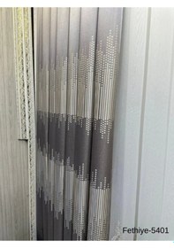 Resim Nivemeshome Fethiye 614178 Gri V-5401 1/3 Sık Pileli Fon Perde Apm Gri 