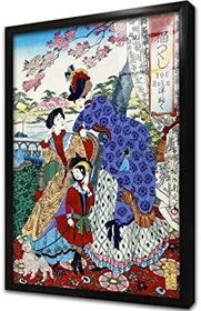 Resim Japon Sanatı Çerçeveli Cam Tablo 20x30 cm CB31033 