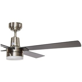 Resim Alsanfan Pilot Gri Motorlu Siyah Kanatlı Tavan Vantilatörü 