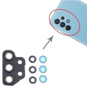 Resim Fodos Galaxy A32 5g Uyumlu Kamera Lensi Cam Full Sm-a326b 