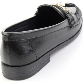 Resim Siyah Kadın Loafer Ayakkabı K01140006242 
