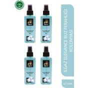 Resim Süper Dörtlü Set Elegance Series Buz Ferahlığı Kolonyası 4 x 150 ml Elegance Series Sprey Kolonya 