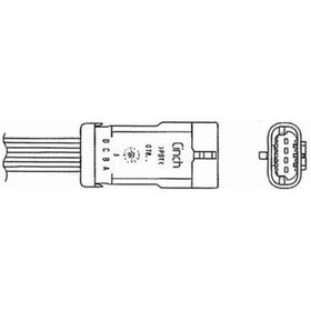 Resim NGK 91508 Oksijen Sensörü CLIO II-III-Kangoo-Laguna II-Megane II-Scenic-Trafic II-Twingo-Espace 