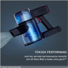 Resim Tefal Şarjlı Dikey Süpürge - Yüksek Emiş Performansı ve Kolay Manevra 