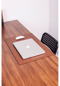 Resim Turgut Office Deri Masa Sümeni Taba Kenar Korumalı 60 x 40 CM 