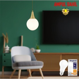 Resim Damla Tekli Eskitme -Led Ampul Dahil Modern Koridor Mutfak Salon Sarkıt Avize 