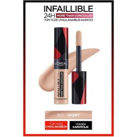 Resim L'Oreal Paris Infaillible Tüm Yüze Uygulanabilir Kapatıcı 322 Ivory 