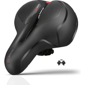 Resim Rectus Bisiklet Sele Airzone Hava Kanallı Elastomer Yaylı Soft Doku 