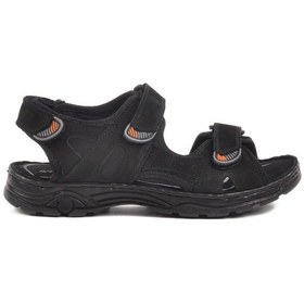 Resim Siyah Erkek Çocuk Cırtlı Spor Sandalet 1305 G Siyah 