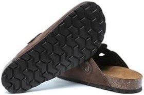 Resim K13789SD Kifidis Soft Step Kadın Süet Deri Sabo Mantar Terlik 36-41 