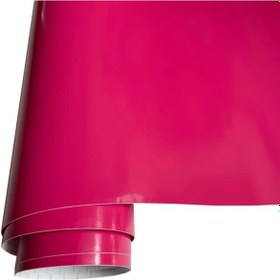 Resim Pembe Renk Dayanıklı Araç Motor Mobilya Folyosu 126cm X 50 Cm 