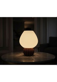Resim Dovi Model - Led Abajur - Masa Lambası - Usb 5v İle Çalışır - Slim Led Aydınlatması Dahildir - Dekoratif Lamba - Renk Seçenekli Çok Renkli 