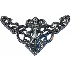 Resim Dekoratif Köşe Süsü, Köşelik - Küçük, 19X34MM, Nikel, 100 Adet 
