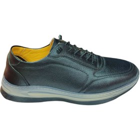 Resim BE FAST ONE 599 Erkek Siyah (40-44) Deri Casual Ayakkabı 