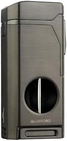 Resim MGM05-31 Kesicili Dörtlü Jet Alev Gunmetal Çakmak 