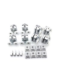 Resim Kırılmaz Duşakabin Tekeri Krom Çift Teker Duşakabin Rulmanı Eksiksiz Tam Set Diğer 