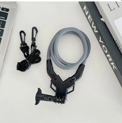 Resim Fochsia 1pc Ayarlanabilir Boyun Askısı - Gri Siyah A Stil, Yatay Dikey Geçiş, Ergonomik Gri Siyah A Stil 