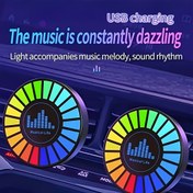 Resim PHFRQ USB Şarj Edilebilir LED Müzik Senkronizasyon Işığı - Renkli Ses-Çevreli Ortam Işığı, Canlı Renk Değiştiren LED'ler, Oda ve Ofis Dekoru İçin Mükemmel, Babalar Günü, Anneler Günü, Sevgililer Günü İçin İdeal Hediye, Müzik Senkronizasyon Işığı | Canlı LED Işığı | USB Şarj Edilebilir Işık, Müzik Odası Dekoru 
