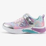 Resim Skechers Gümüş Kız Bebek Yürüyüş Ayakkabısı 302324N SMLT STAR SPARKS 