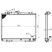 Resim Mitsubishi L200 4x4 Radyatör 1998-2006 
