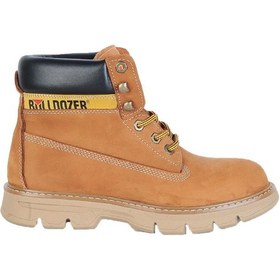 Resim Bulldozer 240516 Nubuk Hakiki Deri Kadın Düz Bot Taba 