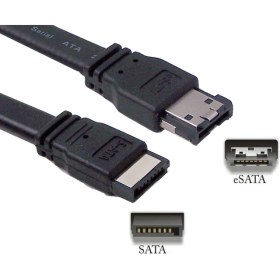 Resim Leonpro Sata To Esata Data Kablosu E-Sata Sata Kablo 50 cm 