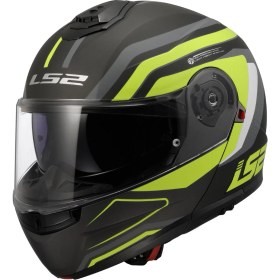 Resim Ls2 Strobe 2 Phantom Neon Sarı Motosiklet Kaskı 