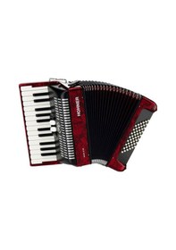 Resim Hohner Bravo II 60 Akordeon (Kırmızı) 