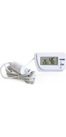 Resim Aek-Tech Dijital Min-Max Prob Termometre Nem Ölçer Beyaz 