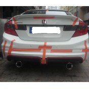 Resim Güneşli Garaj Honda Civic Fb7 Rr Difüzör (Plastik) 