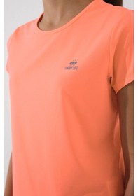 Resim Tommylife Tommy Life Yavruagzı Basic Kısa Kol Standart Kalıp O Yaka Kadın T-shirt - 97144 Yavruağzı 